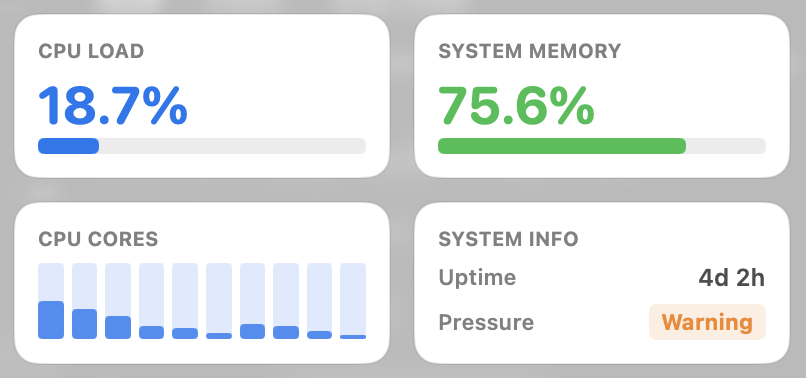 System Info Dashboard